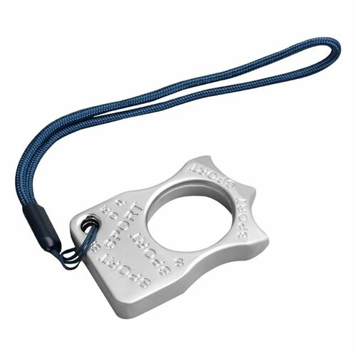 (1 шт.) Многофункциональный автомобильный брелок - один палец серебро