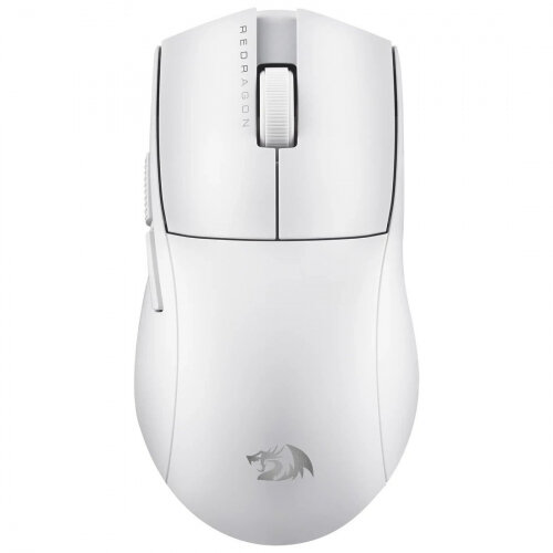 Мышь Redragon K1ng 4K Pro бел, BT+2.4G,26000dpi, легк,4K (72212)