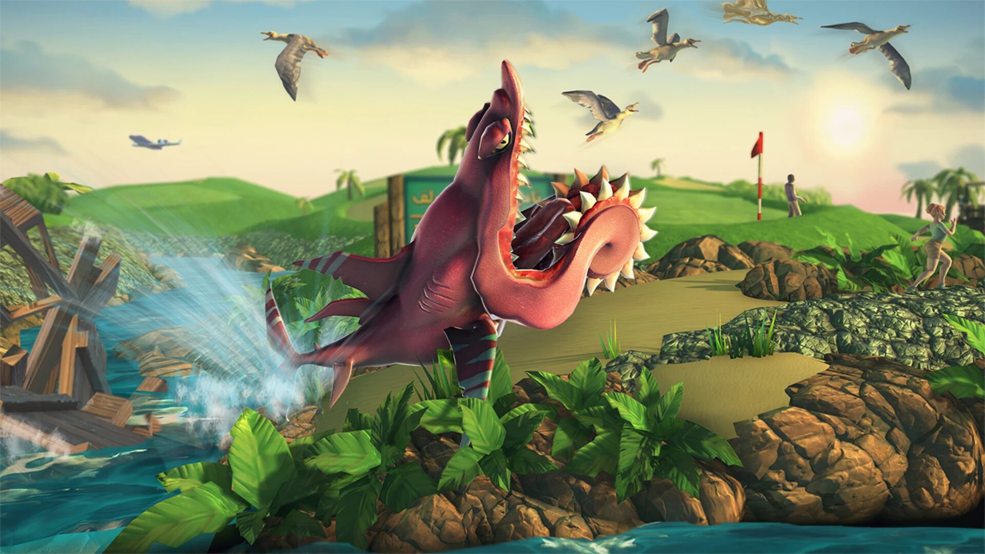 Игра Hungry Shark® World для Nintendo Switch - Цифровая версия, США — фото 1