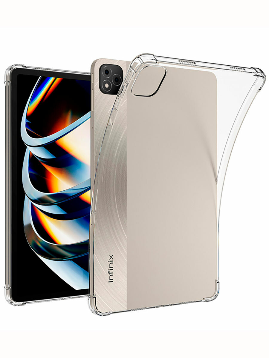 Чехол силиконовый для планшета Infinix XPad (X1101) 11 дюймов, прозрачный