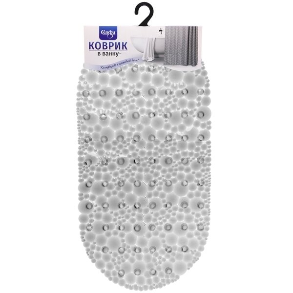 Коврик в ванну 64х33 