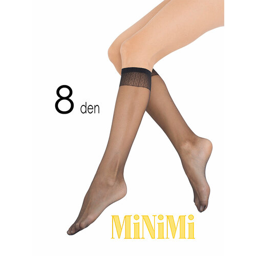 фото Гольфы minimi estivo, комплект, 8 den, 2 пары, размер one size, черный