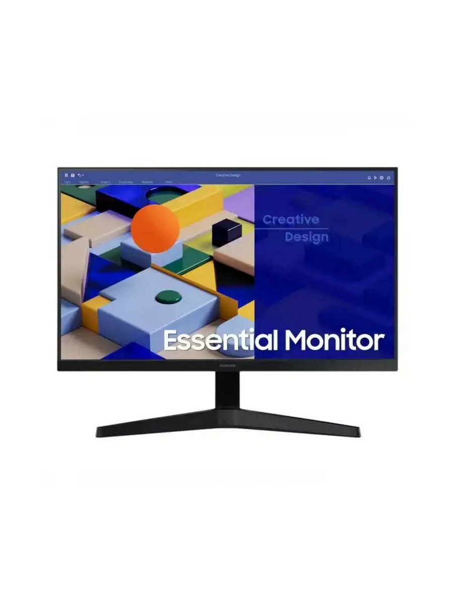 Монитор 27" SAMSUNG S27C314EAI black (IPS, 1920x1080, 178/178, 250cd/m2, 1000:1, 5ms, 75Hz, VGA, HDMI) (LS27C314EAIXCI)