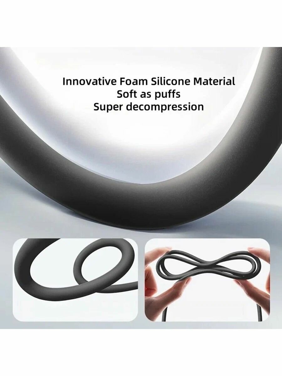 Кабель Baseus Fast Charging Type-C to Type-C 100Вт 2м, черный — фото 1