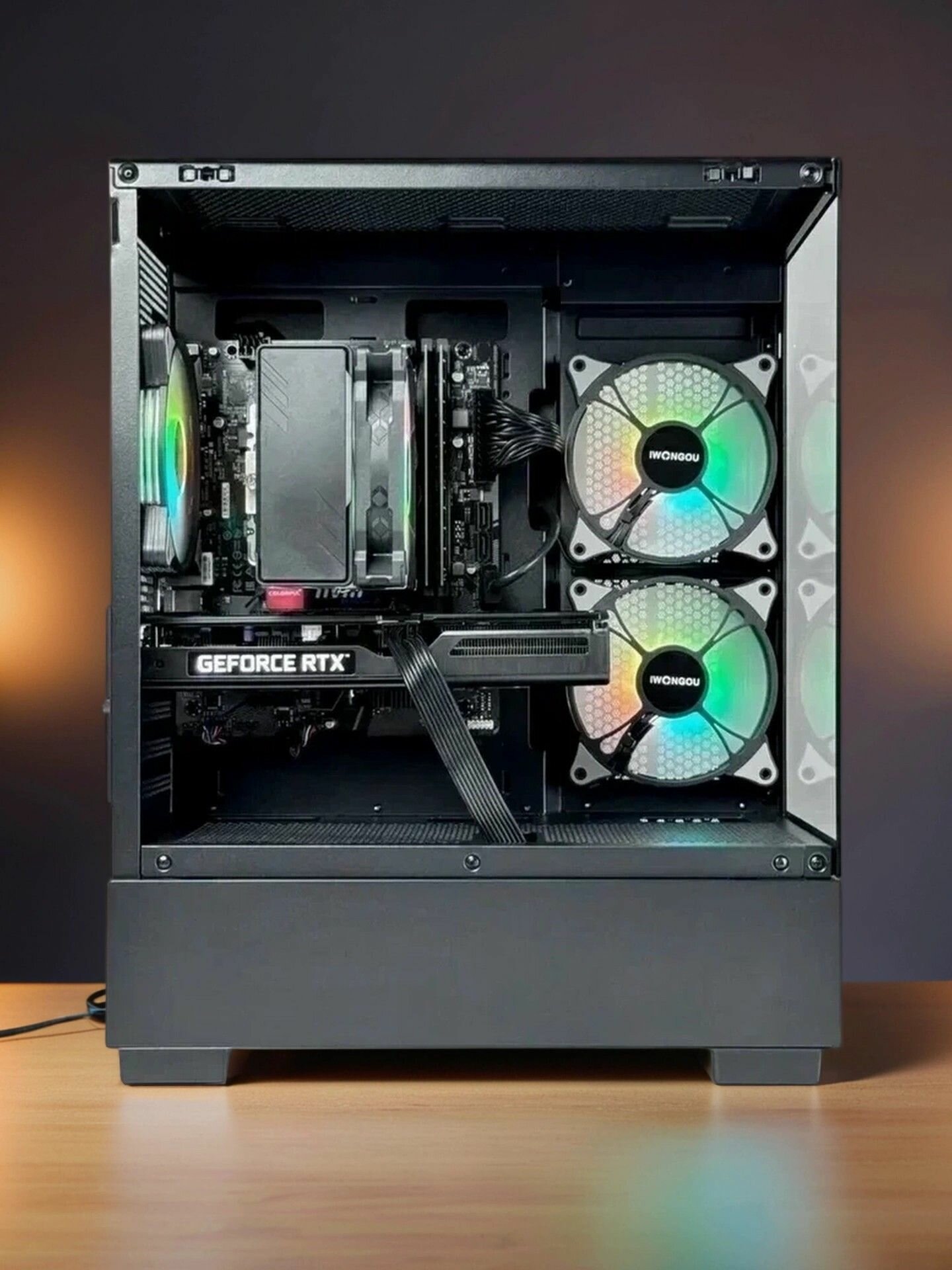 Игровой ПК( AMD Ryzen 5 5600X / NVIDIA GeForce RTX 4060 (8 Гб) / RAM 32 ГБ / SSD 1512 ГБ ) (Игровой компьютер / системный блок) — фото 1