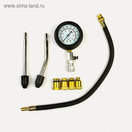 Изображение товара Компрессометр для бензиновых двигателей с набором адаптеров в кейсе