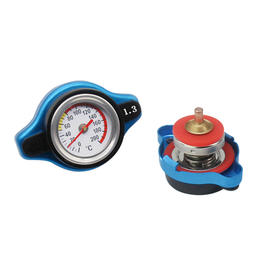 Universal Thermo Thermostatic Radiator Cap Cover with Water Temperature Gauge