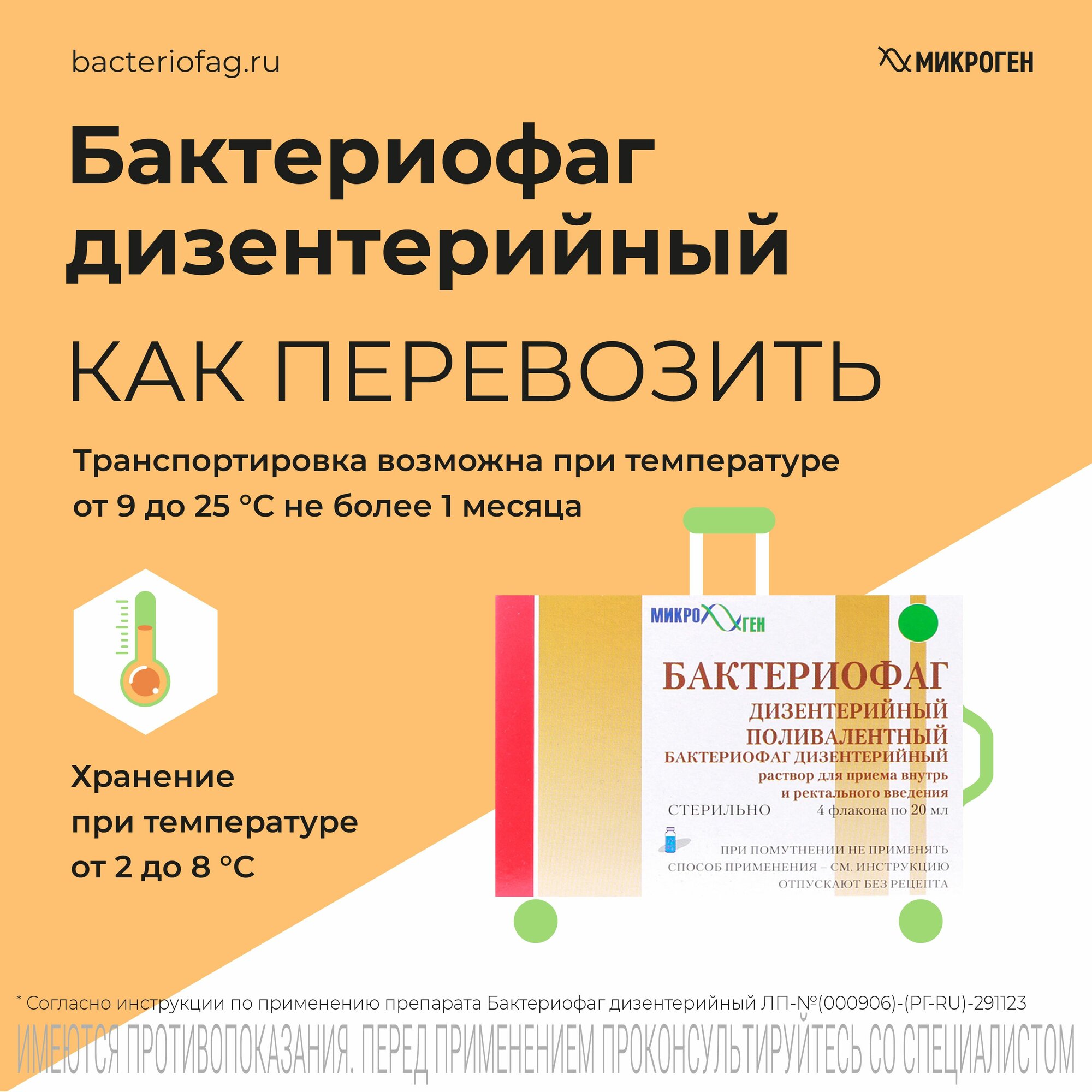 Вакцины Бактериофаг дизентерийный Поливалентный, раствор, флаконы 20 мл, 4 шт.