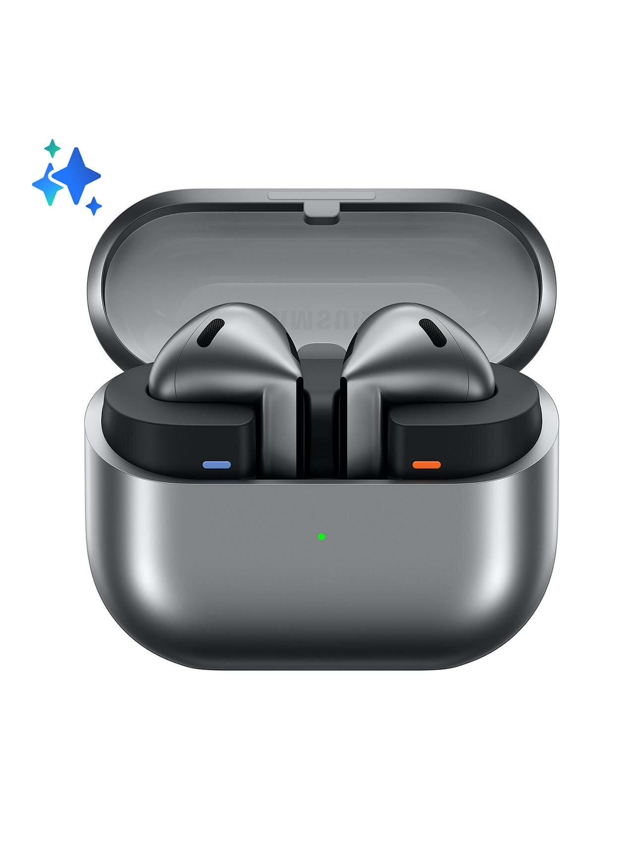 Наушники True Wireless Samsung Galaxy Buds3 серебряные — фото 1