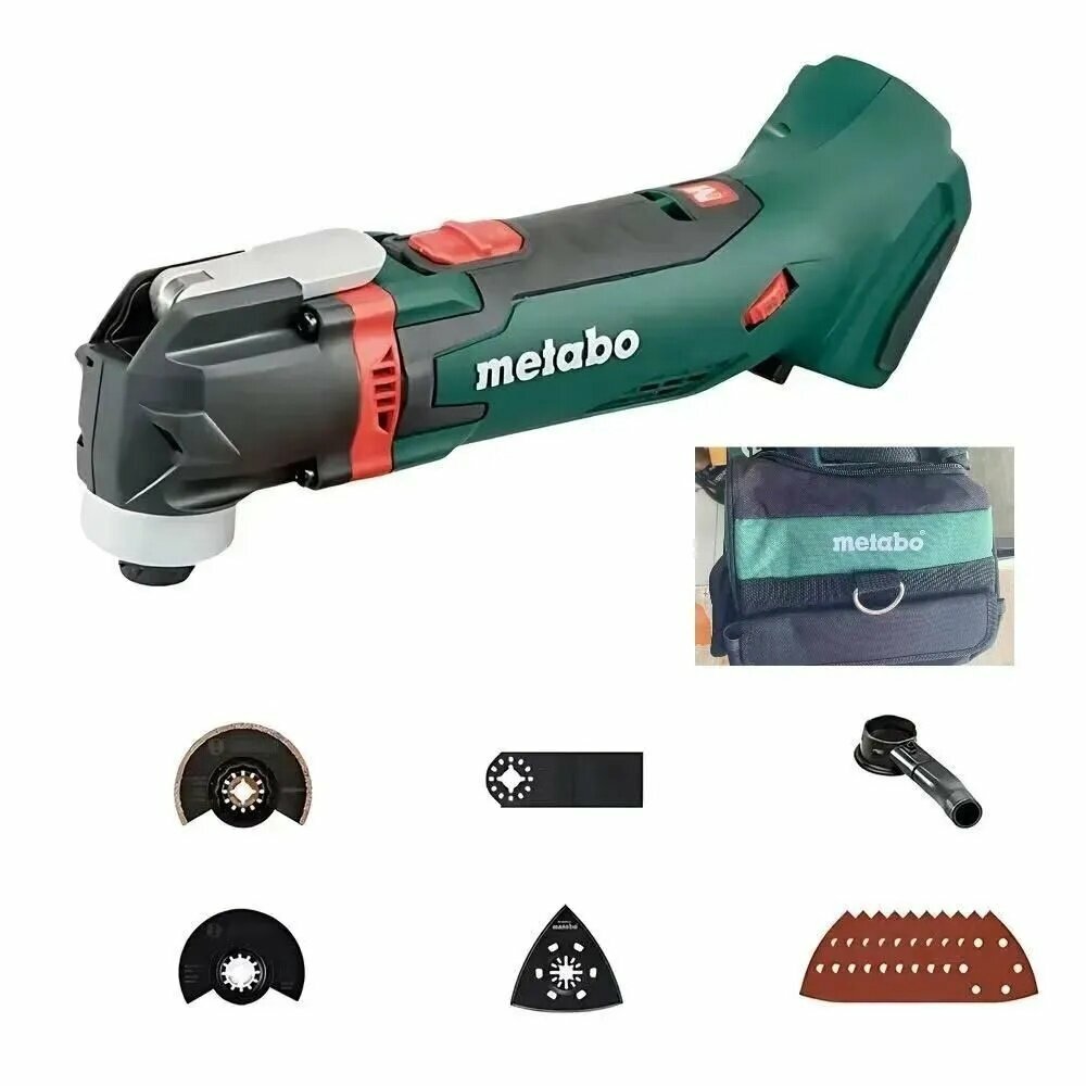 Многофункциональный инструмент Metabo MT 18 LTX 18V без щеток: лёгкий мощный для обработки дерева и металла