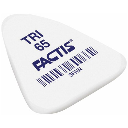 factis ластик factis tri 65 36х33х6 мм белый треугольный синтетический каучук pnftri65 65 шт Ластик FACTIS PNFTRI65, комплект 65 шт.