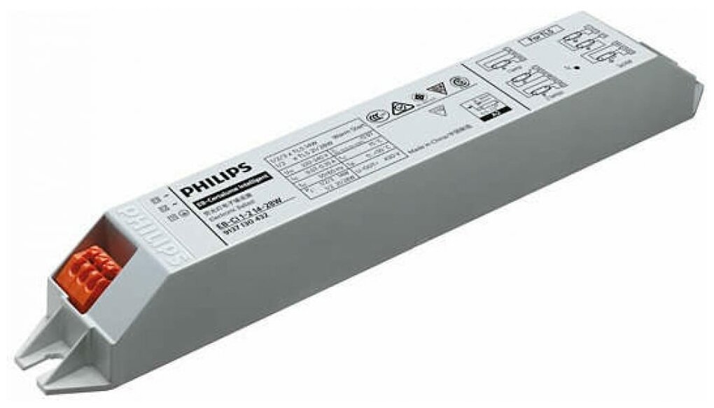 фото PHILIPS Аппарат пускорег. электрон. (ЭПРА) EB-Ci 1-2 14-28Вт 220-240В 50/60Гц Philips 913713043280 / 694793913355000
