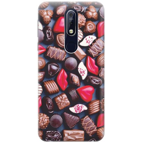 RE: PAЧехол - накладка ArtColor для Nokia 7.1 (2018) с принтом Набор шоколада re paчехол накладка artcolor для honor 10 с принтом набор шоколада