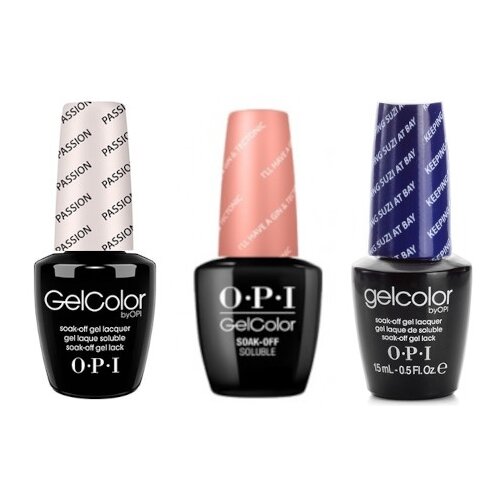 OPI Набор для маникюра Gel color, 15 мл nail passion гель лак след саламандры