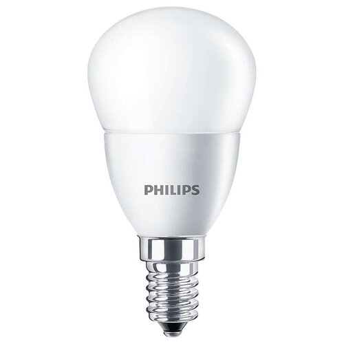 фото Лампа светодиодная philips ess lustre, 5,5вт, тип c "свеча", е14, 2700к, теплый свет