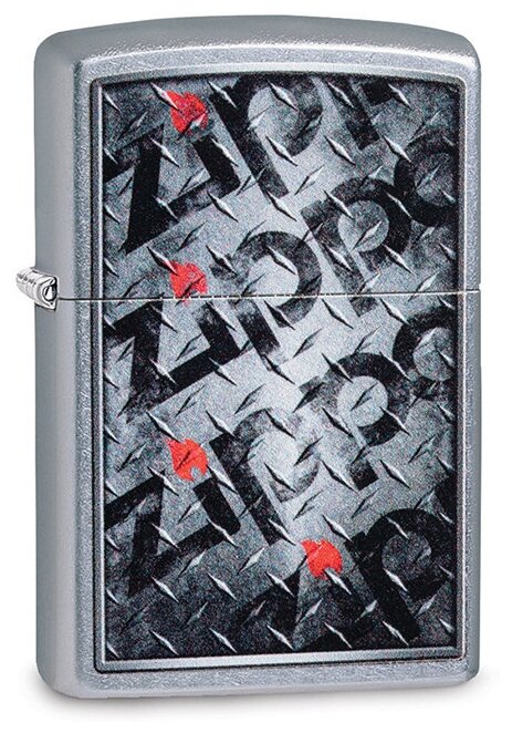 Зажигалка Зиппо Diamond Plate Design ZIPPO 29838 - фотография № 11