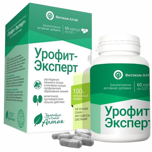 Урофит-Эксперт капс., 0.37 г, 60 шт.