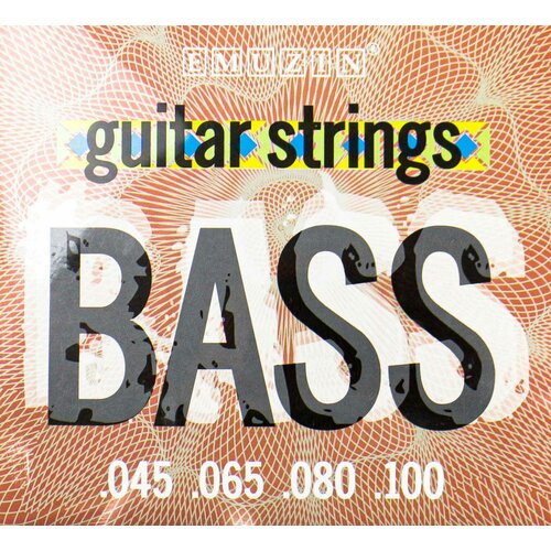 Струны EMUZIN 4S45-100 для бас-гитары