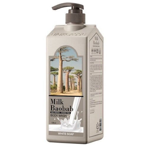 Гель для душа Milk baobab White soap, 500 мл, 500 г