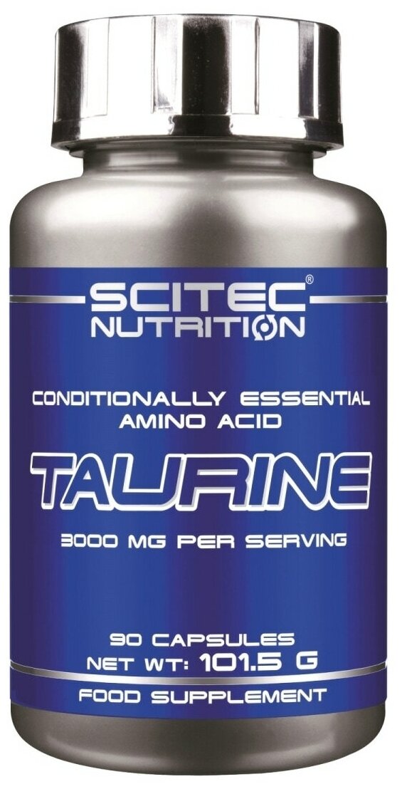 Аминокислота Scitec Nutrition Taurine, 90 шт.