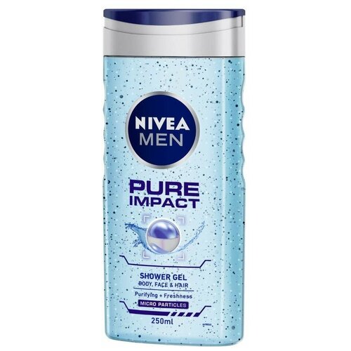 Гель-шампунь для душа Nivea Men Pure impact, 250 мл