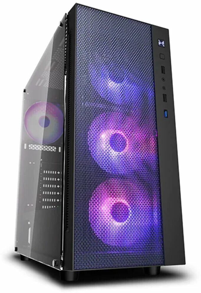 Корпус ATX Miditower Deepcool MATREXX 55 MESH ADD-RGB 4F Black