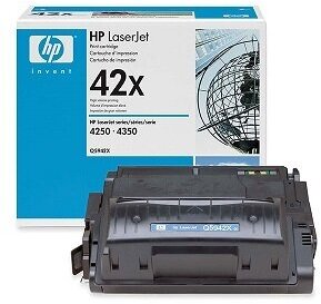 Картридж HP 42X Q5942X, LaserJet 4250/4350, Black, 20000 стр, оригинальный (HP-Q5942X)