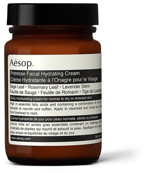 Aesop Крем Primrose Facial Hydrating Cream для лица, 120 мл