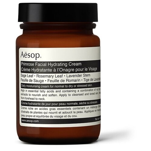 Aesop Крем Primrose Facial Hydrating Cream для лица, 120 мл увлажняющий крем для лица aesop camellia nut facial hydrating cream 120 мл