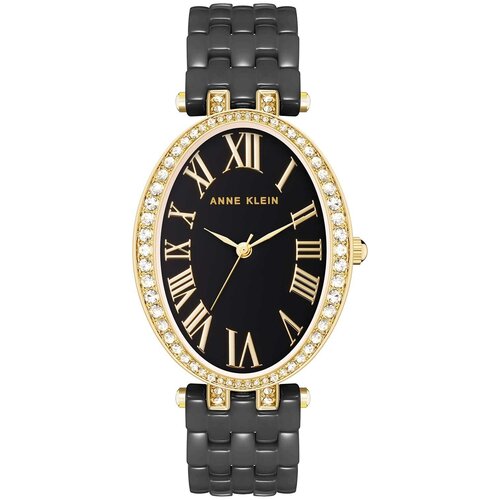 фото Наручные часы anne klein anne klein 3900bkgb, золотой, черный