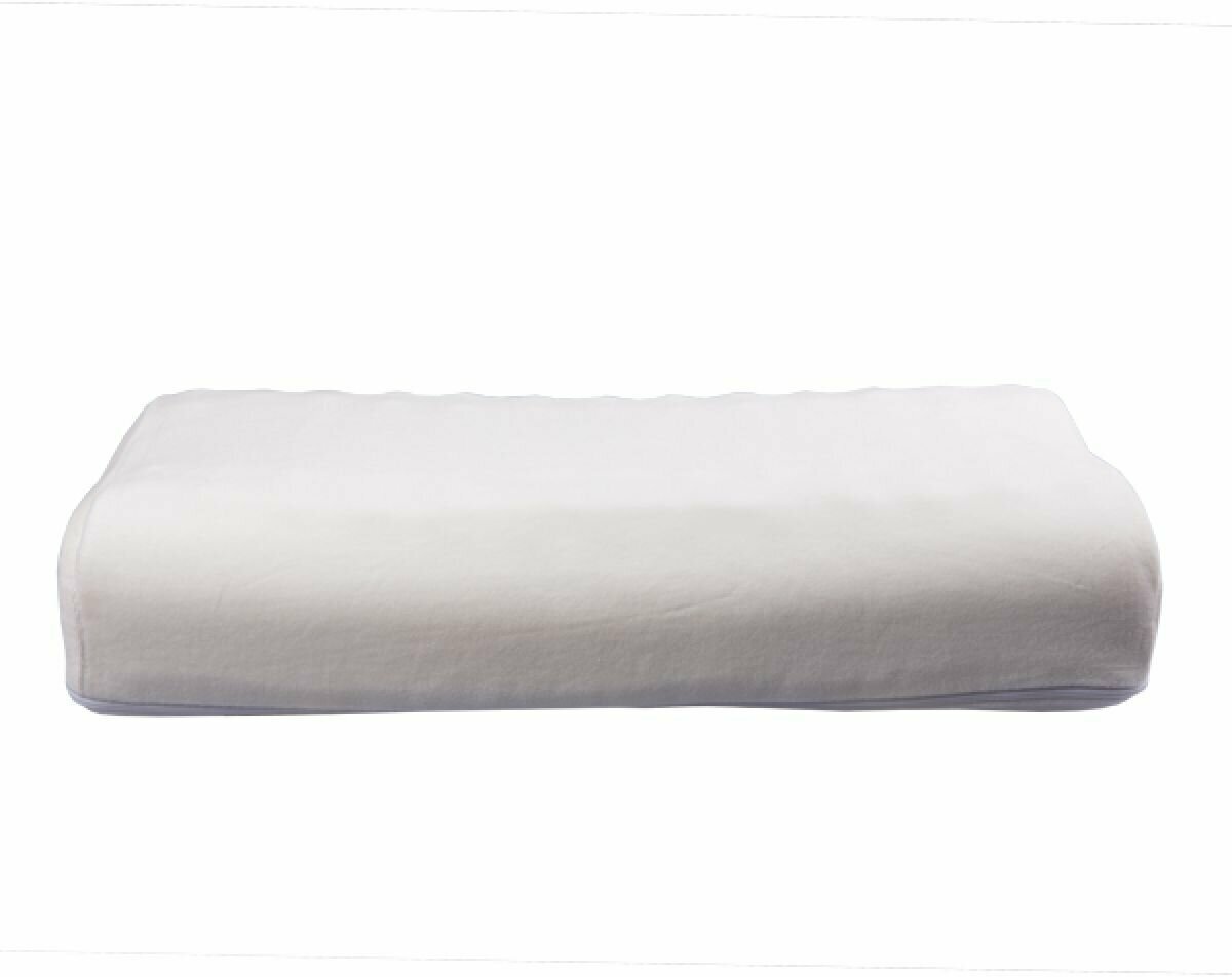 Подушка ортопедическая для сна массажная с эффектом памяти и выемкой под плечо Тривес Т.115, 51x30,5 см, высота 9,5 и 11 см - фотография № 6