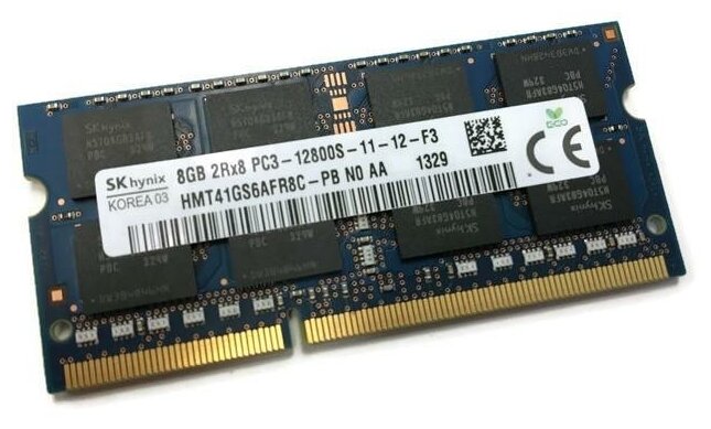Оперативная память Hynix 8 ГБ DDR3 1600 МГц SODIMM CL11 HMT41GS6AFR8C-PB