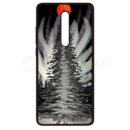фото Чехол на xiaomi redmi k20, "зимняя ель" лес снег utaupia