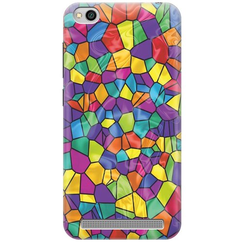 фото Cиликоновый чехол на xiaomi redmi 5a / сяоми редми 5а с принтом "яркая мозаика" gosso