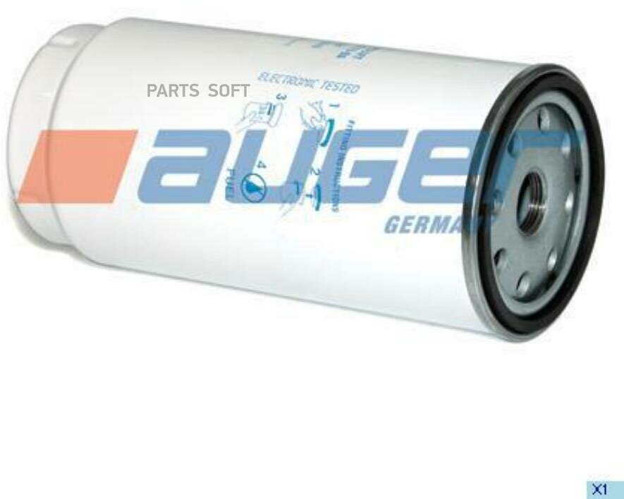 AUGER 76781 фильтр топливный! D110 d101.5 H230 1'-14UNS/M80x3\ DAF CF75/85 XF95/105 EuroIII