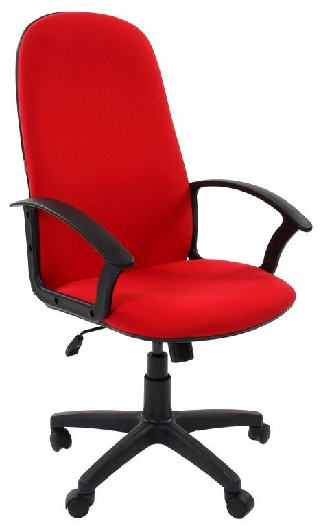 Кресло компьютерное Chairman 289 красный/черный