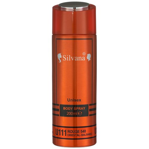 Парфюмированный дезодорант-спрей для тела Silvana Rouge 540, 200ml