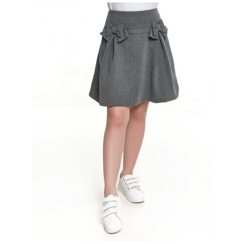 Юбка для девочек Mini Maxi, модель 5123, цвет темно-серый, размер 158