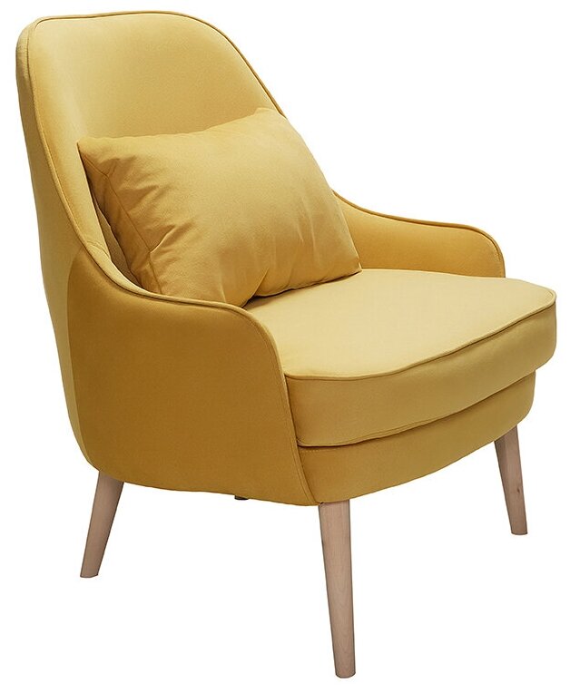Кресло "Glory" ткань Maserati yellow, желтый