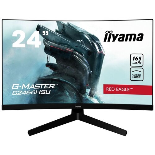 23.6 Монитор Iiyama G-Master G2466HSU-B1, 1920x1080, 165 Гц, *VA, черный 34 монитор iiyama g master gb3466wqsu b1 3440x1440 144 гц va черный