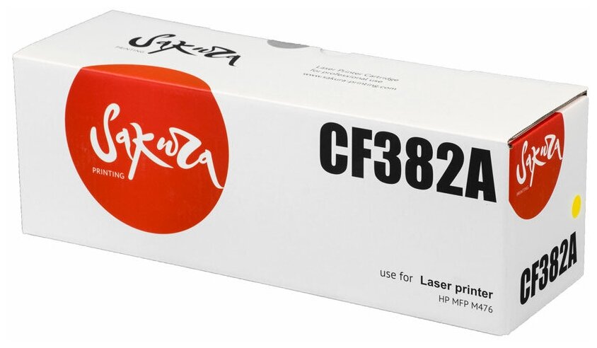 Картридж CF382A для HP Color LaserJet M476dn, M476, M476dw, M476nw желтый