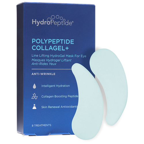 HydroPeptide Гидрогелевые патчи для глаз PolyPeptide Collagel+, 8 шт. патчи для глаз с пептидами medi energy infusion eye mask