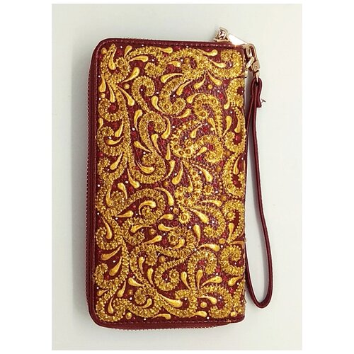 фото Кошелек , фактура зернистая, мультиколор авторская работа.