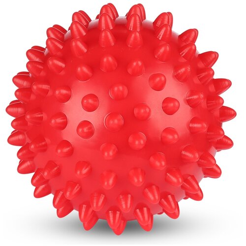 Массажный мяч Indigo 6992-2 HKMB 9 см, красный