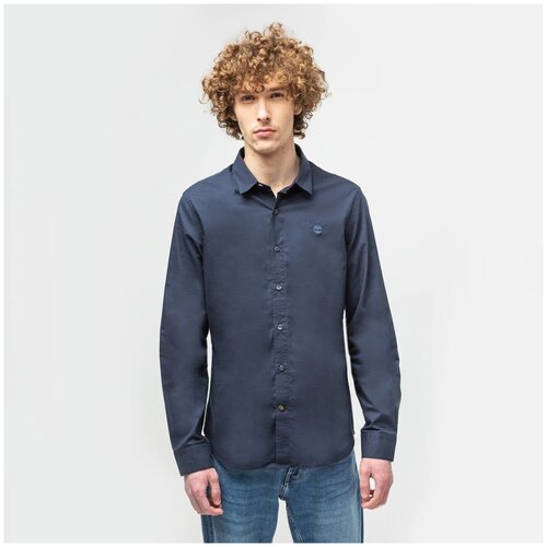 Рубашка Timberland, размер 2XL, синий