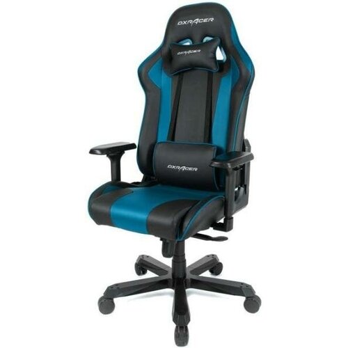 Кресло для геймеров DXRacer King чёрный синий