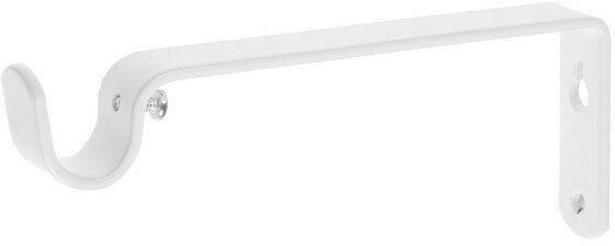 Кронштейн для карниза D20 однорядный 15 см, белый - фотография № 2