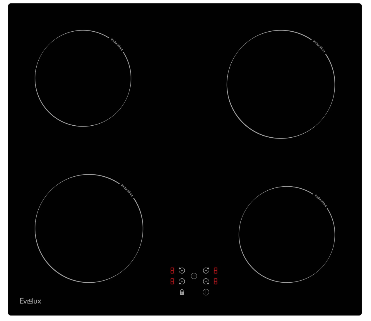 Индукционная варочная панель Evelux HEI 640, чeрный