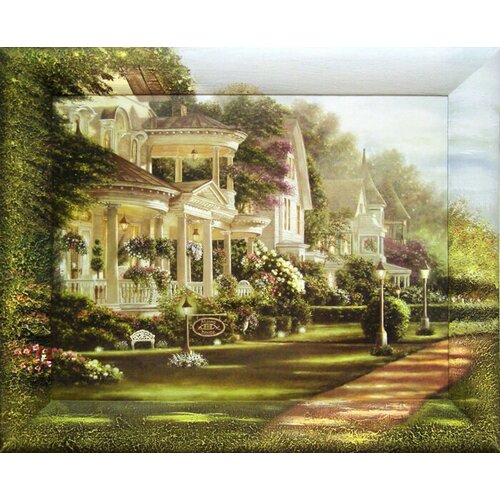 Картина на стену для интерьера Декарт настенный декор панно в раме багете в гостиную ванную детскую для офиса лофт пейзаж абстракция