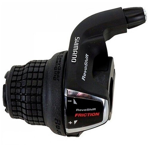 SHIMANO Шифтер SL-RS35-LN, лев, 3-ск.(FRICTION), тр. 1800мм, б/уп. шифтер shimano tourmey sl rs35 пр 7 ск тр оплетк